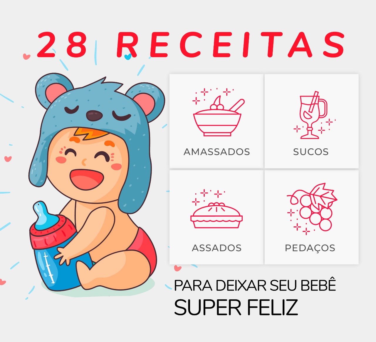   Receitas e Papinhas para Bebês de 6 meses, 7 meses, 8 meses - BB Nutri